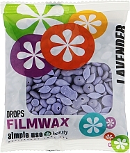 Воск для депиляции пленочный в гранулах "Лаванда" - Simple Use Beauty Depilation Film Wax Drops Lavender — фото N1