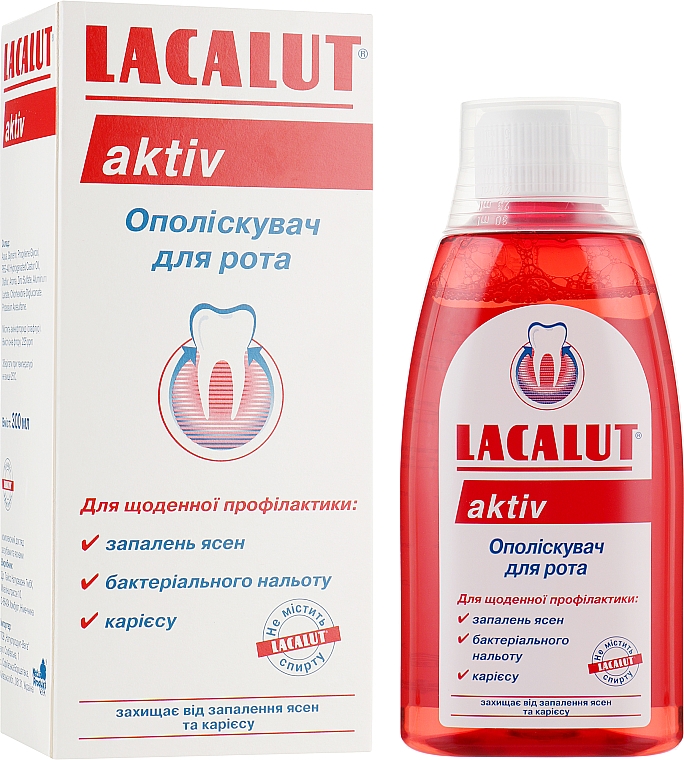 Ополаскиватель для рта "Актив" - Lacalut Aktiv