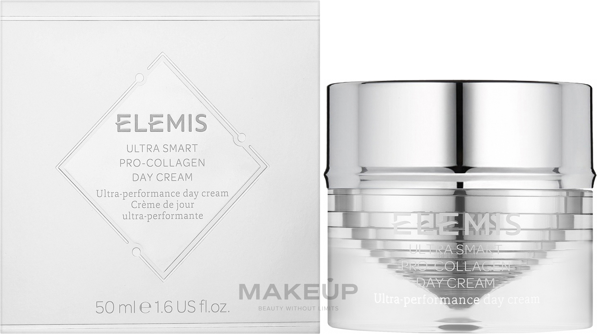Зволожувальний денний крем для обличчя - Elemis Ultra Smart Pro-Collagen Day Cream — фото 50ml