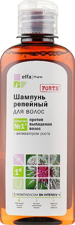 УЦЕНКА Шампунь репейный против выпадения волос - Elfa Pharm * — фото N6