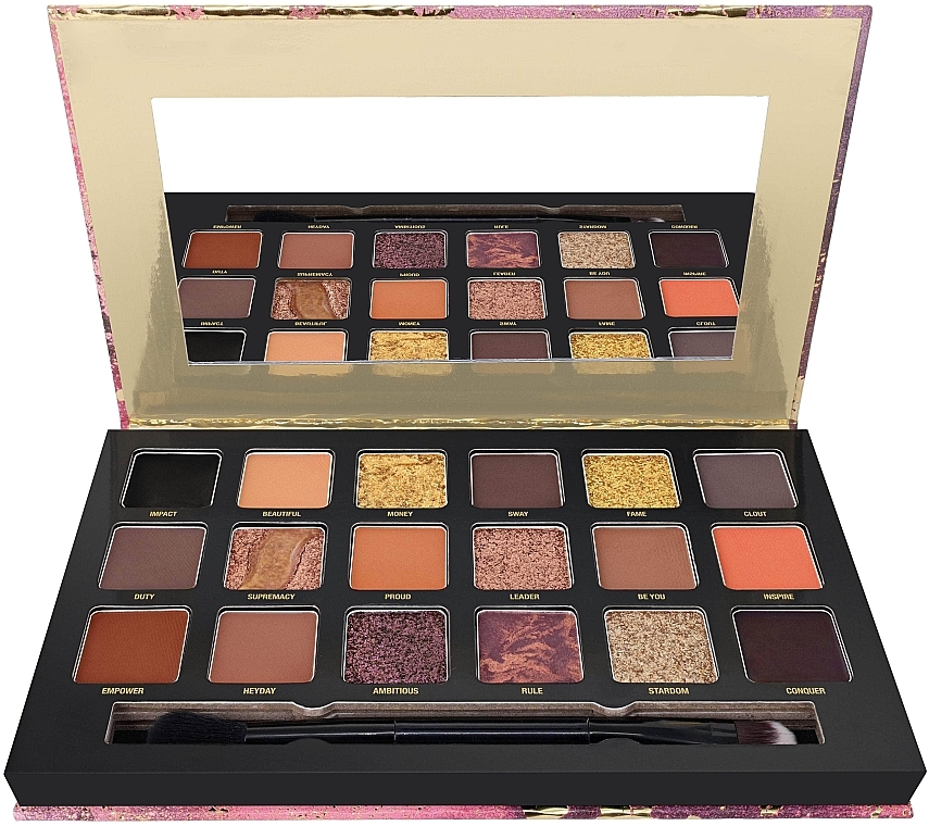 Палетка теней - W7 Influence Pressed Pigment Palette — фото N3