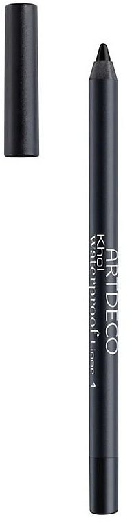 Водостойкий чёрный карандаш - Artdeco Khol Waterproof Liner — фото N1