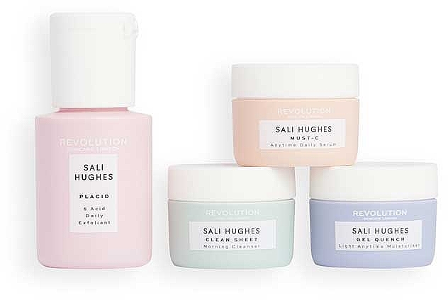 Набор, 5 продуктов - Revolution Skincare X Sali Hughes My Essentials Mini Kit With Gel — фото N2