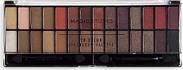 Парфумерія, косметика Палетка тіней для повік, варіант C - Magic Studio Eyeshadow Palette 28 Colors