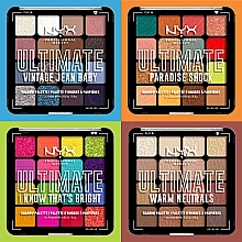 Палетка з 16 відтінків тіней для повік - NYX Professional Makeup Ultimate Shadow Palette — фото N3