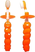 Парфумерія, косметика Дитяча зубна щітка, помаранчева - Foramen Infant Kids Toothbrush