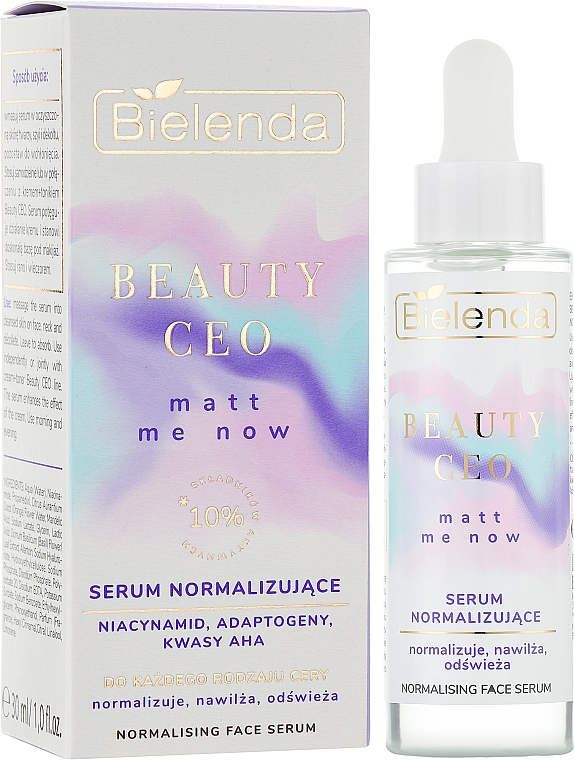 Восстанавливающая сыворотка для лица - Bielenda Beauty CEO Matt Me Now Serum — фото N2