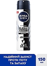 Антиперспірант "Чорне та біле. Невидимий" - NIVEA MEN Black & White Invisible Original Anti-Perspirant — фото N2