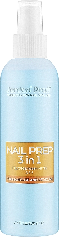Подготовитель ногтя 3 в 1 - Jerden Proff Nail Prep — фото N3