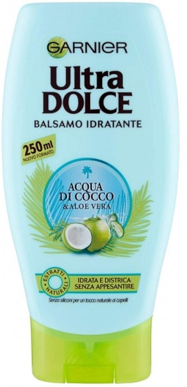 Увлажняющий бальзам для волос с кокосовой водой и алоэ вера - Garnier Ultra Dolce — фото N1