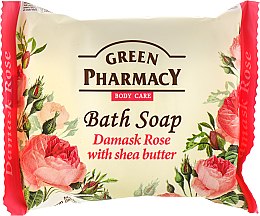Мыло "Дамасская роза с маслом ши" - Зеленая аптека — фото N1