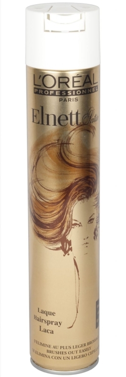 Лак для волос - L'Oreal Professionnel Elnett Satin Hairspray Strong Hold — фото N1