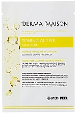 Парфумерія, косметика Тканинна маска з вітамінним комплексом - Medi-Peel Derma Maison Toning Active Facial Mask