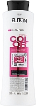 Шампунь для фарбованого волосся "Відновлювальний" з олією іланг-ілангу та керамідами - Комбі Elitan Color Protect Renewing — фото N1