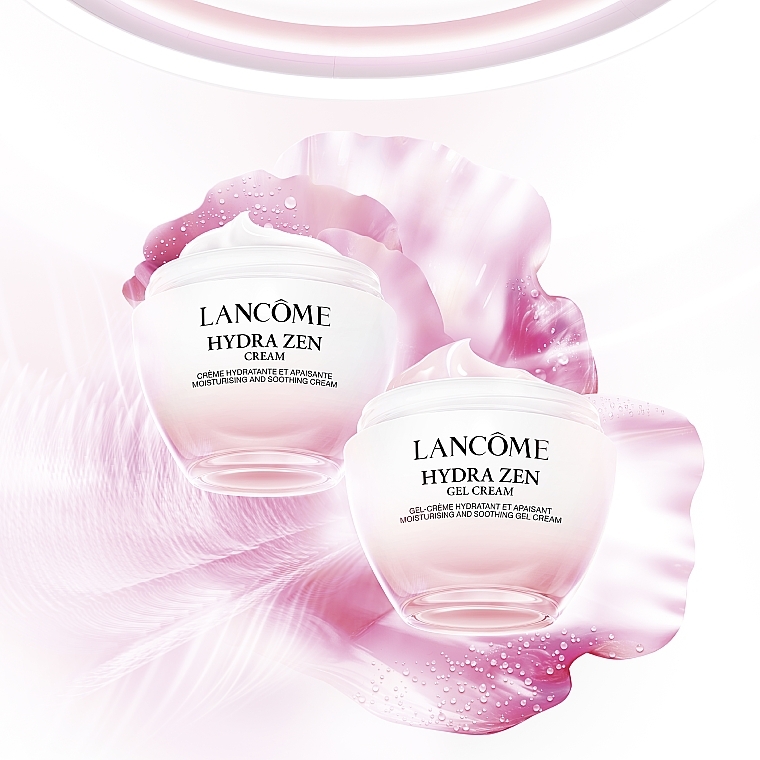Крем з гіалуроновою кислотою та екстрактом троянди для зволоження та пом’якшення шкіри обличчя - Lancome Hydra Zen Gel Cream — фото N6
