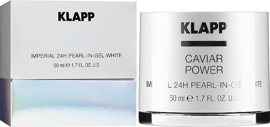 Крем для обличчя - Klapp Caviar Power Imperial 24H Pearl-in-Gel White — фото N2