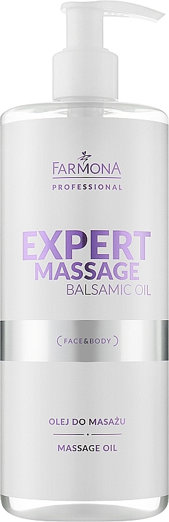 Гіпоалергенна масажна олія - Farmona Professional Expert Massage Balsamic Oil — фото N1