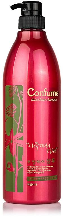 Шампунь для волос c касторовым маслом - Welcos Confume Total Hair Shampoo