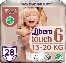 Парфумерія, косметика Підгузки-трусики дитячі Touch Pants 6 (13-20 кг), 28 шт. - Libero