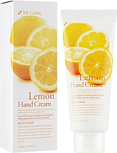 Крем для рук увлажняющий с экстрактом лимона - 3W Clinic Lemon Hand Cream — фото N1