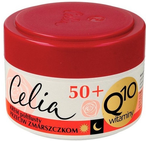 Крем проти зморшок - Celia Q10 Vitamin 50+ — фото N1