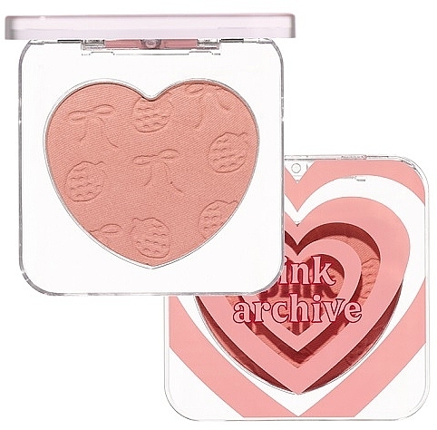 Рум'яна - Etude Heart Flutter Blusher Pink Archive — фото N2