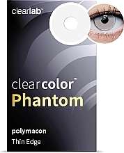 Парфумерія, косметика Кольорові контактні лінзи "White Out", 2 шт - Clearlab ClearColor Phantom