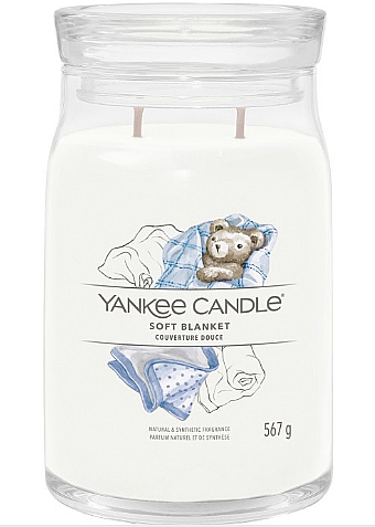 Ароматична свічка в банці "Soft Blanket", 2 ґноти - Yankee Candle Singnature — фото N2