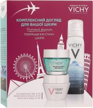 Парфумерія, косметика Набір - Vichy Idealia Set (thermal/water/50ml + cr/15ml + mask/15ml)