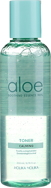 Тонер для обличчя  - Holika Holika Aloe Soothing Essence 98% Toner Calming — фото N4