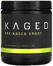 Передтренувальний комплекс, манго-лайм - Kaged Pre-Kaged Sport Pre-Workout Mango Lime — фото N1