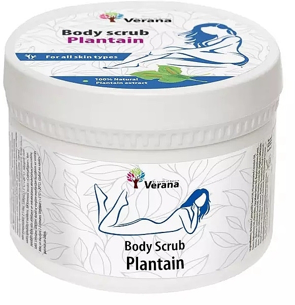 Скраб для тіла "Подорожник" - Verana Body Scrub Plantain — фото N1