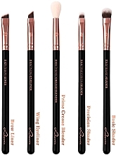 Набір пензлів для макіяжу, 14 шт. - Luvia Cosmetics Black Diamond Essential Brushes Set — фото N2