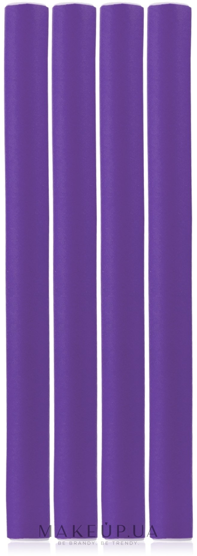 Бигуди-папильоты из неопрена, 4 шт, фиолетовые - Top Choice — фото 4шт