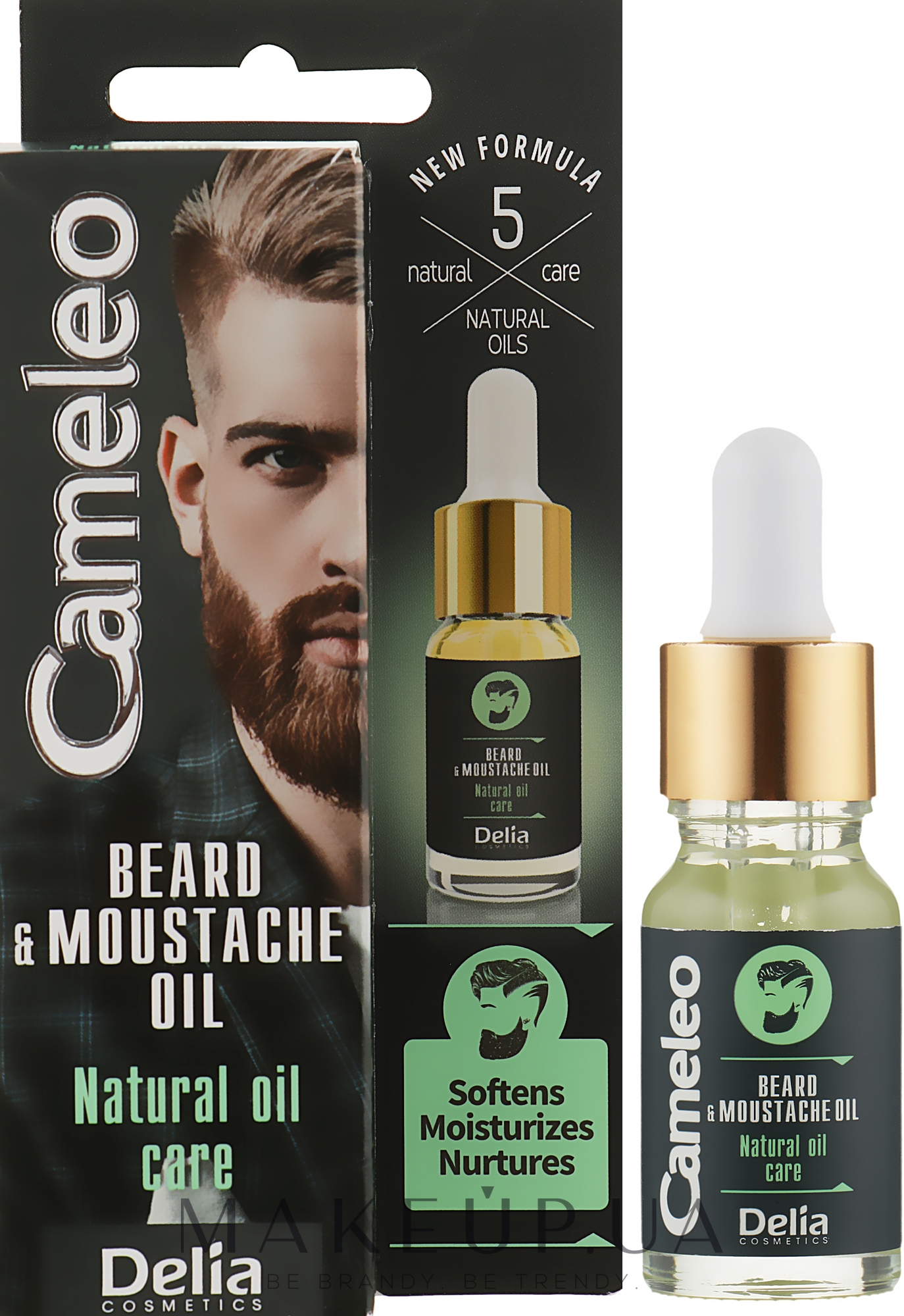 Олія для бороди - Delia Cameleo Men Beard and Moustache Oil — фото 10ml