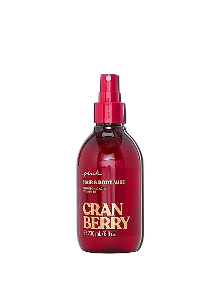 Парфумований міст для тіла - Victoria's Secret Cranberry Hair&Body Mist — фото N1