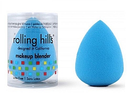 Б'юті-блендер, небесно-блакитний - Rolling Hills Makeup Blender Sky Blue — фото N1