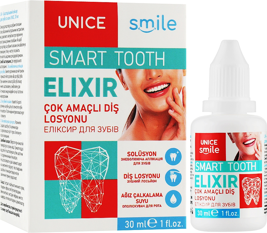 Эликсир для зубов - Unice Smart Tooth Elixir — фото N2