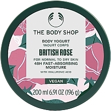 Парфумерія, косметика Йогурт для тіла "Британська троянда" - The Body Shop British Rose Body Yogurt