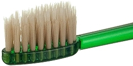 Зубная щетка с коническими щетинками, мягкая, зеленая - Mizuha The Smart Miswak Toothbrush — фото N3