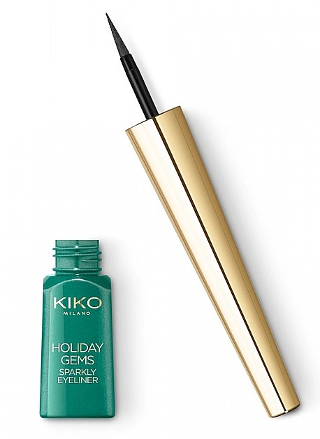 Підводка з металевим блиском - Kiko Milano Holiday Gems Sparkly Eyeliner — фото N2