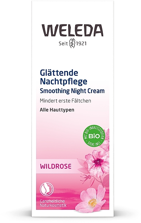 Розовый ночной крем - Weleda Wildrose Nachtcreme — фото N2