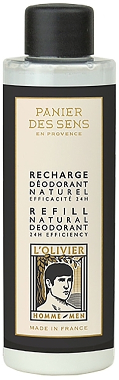 Натуральний дезодорант для чоловіків - Panier des Sens L'Olivier Natural Deodorant Refill (змінний блок) — фото N1