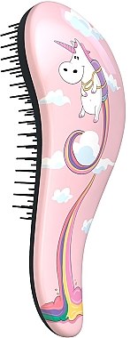 Щітка для розплутування волосся, рожева - KayPro Dtangler Unicorn — фото N1