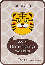 Парфумерія, косметика Антивікова маска для обличчя "Тигр" - Puorella Anti-Aging Mask Pack