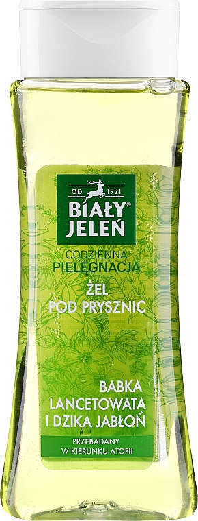 Гіпоалергенний гель для душу, з подорожником - Bialy Jelen Hypoallergenic Shower Gel With Plantain And Wild Apple Tree
