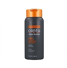 Духи, Парфюмерия, косметика Шампунь 3в1 - Cantu Shea Butter Men's 3 in 1 Shampoo, Conditioner, and Body Wash