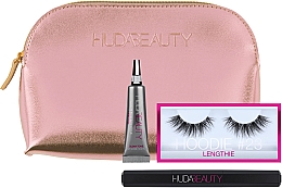 Парфумерія, косметика Набір - Huda Beauty Ramadan Kit (eyeliner/4ml + false/lash + lash/glue/6.5ml + pouch)