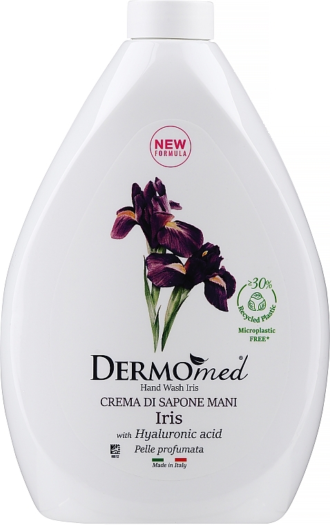Крем-мило "Тальк і ірис" - Dermomed Cream Soap Talc And Iris (запасний блок)