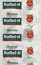 Харчова добавка, льодяники зі смаком імбиру - Himalaya Herbals Koflet-H Ginger Flavour — фото N2